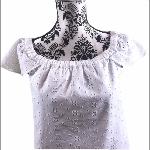 J. Crew Dresses & Skirts - J.Crew Wmns Scalloped Eyelet Dress👗Bright White